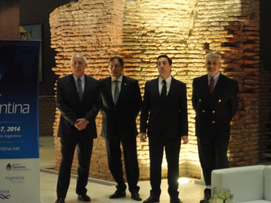 Enrique Meyer, Oscar Ghezzi, Javier Espina, Prof. Juan José Ganduglia, 